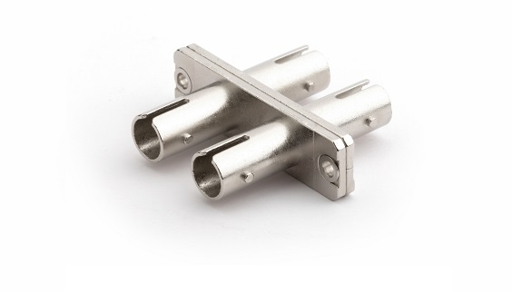 ST Duplex Adapter, Metal Housing