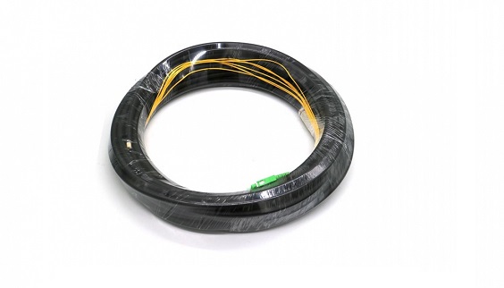 6 core outdoor black waterproof cable pigtails