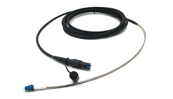 OptiTap LC Duplex to Armored LC Duplex Outdoor CPRI Patch Cord