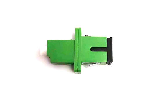 Hybrid Adapter, SC-LC, SM, Zirconia Sleeve, IL<=0.5dB, Green